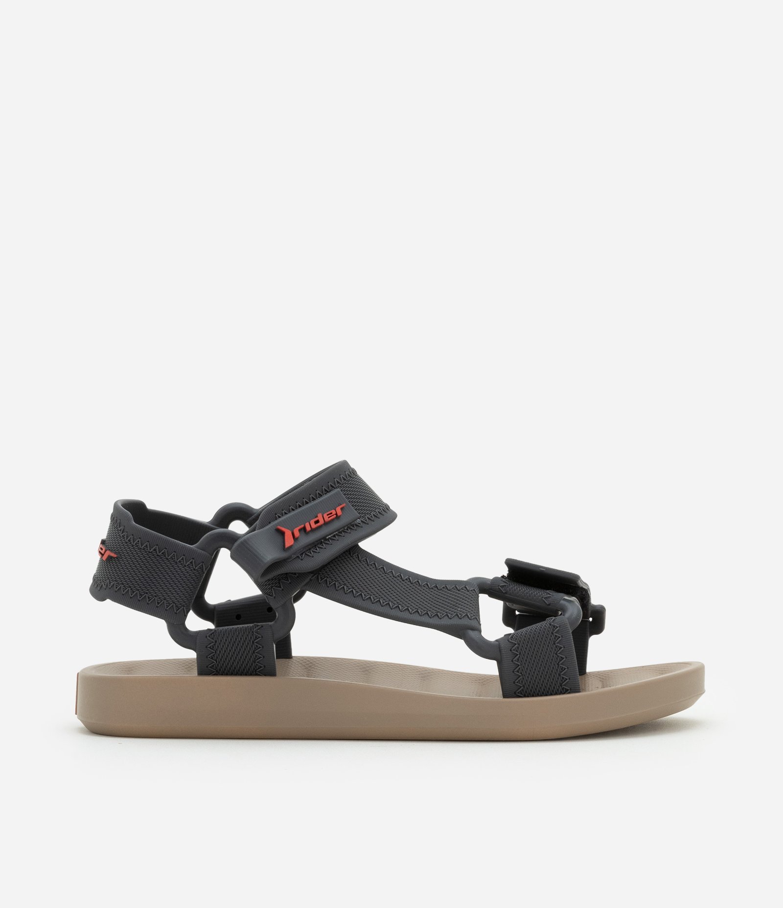 Sandália Infantil Bicolor Rider - Tam 23 a 34 Preto/Marrom 7