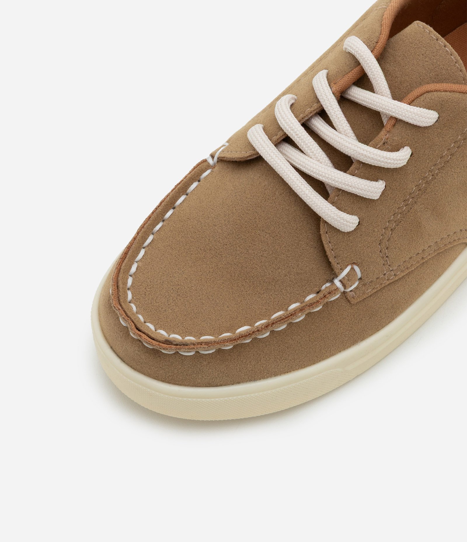 Tênis Dockside Infantil com  Pespontos Contrastantes - Tam 28 a 34 Marrom 3