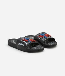 Chinelo Slide Infantil com Patch Homem Aranha - Tam 23 a 35