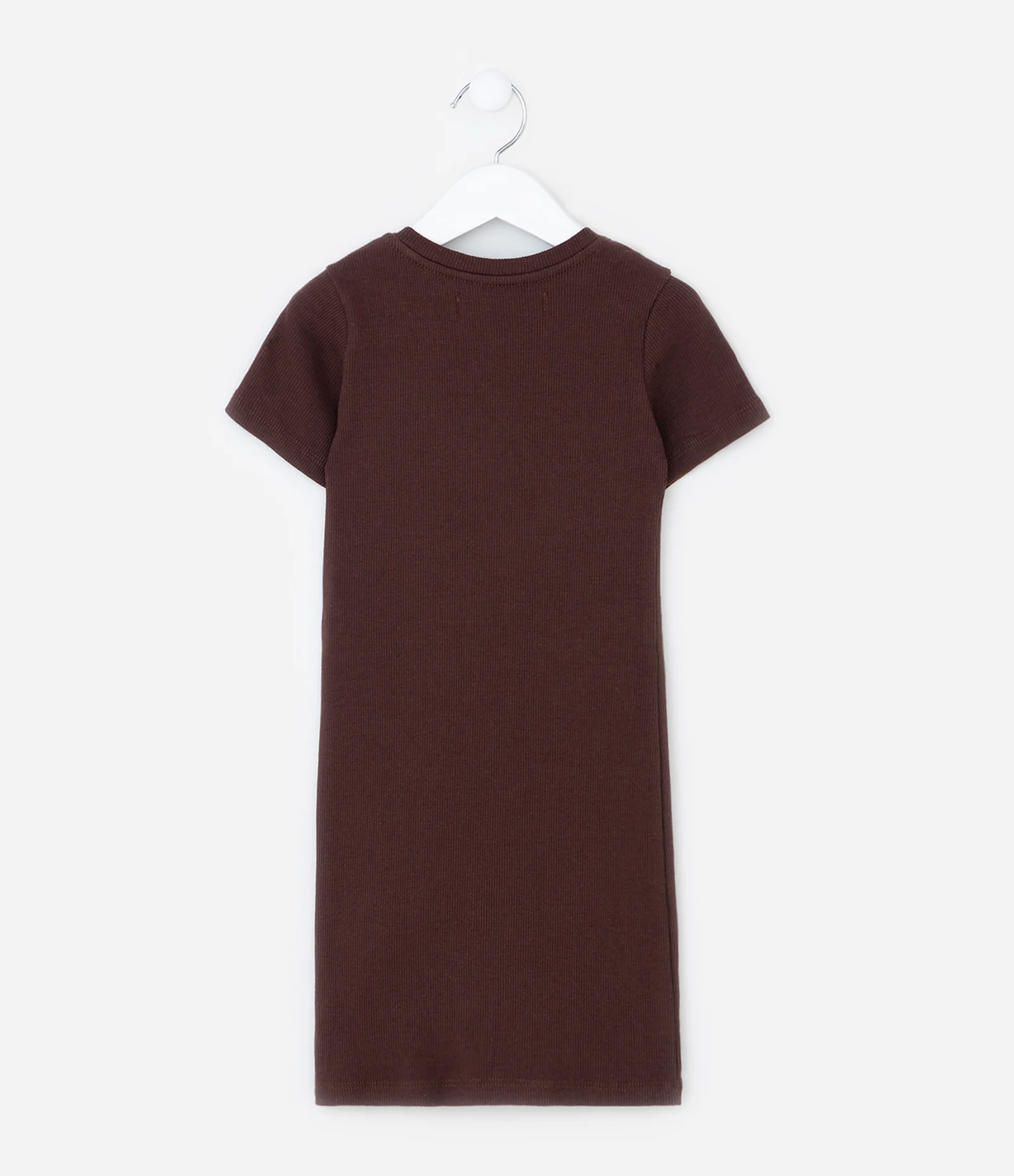 Vestido Infantil em Ribana - Tam 5 a 14 Anos Marrom 2