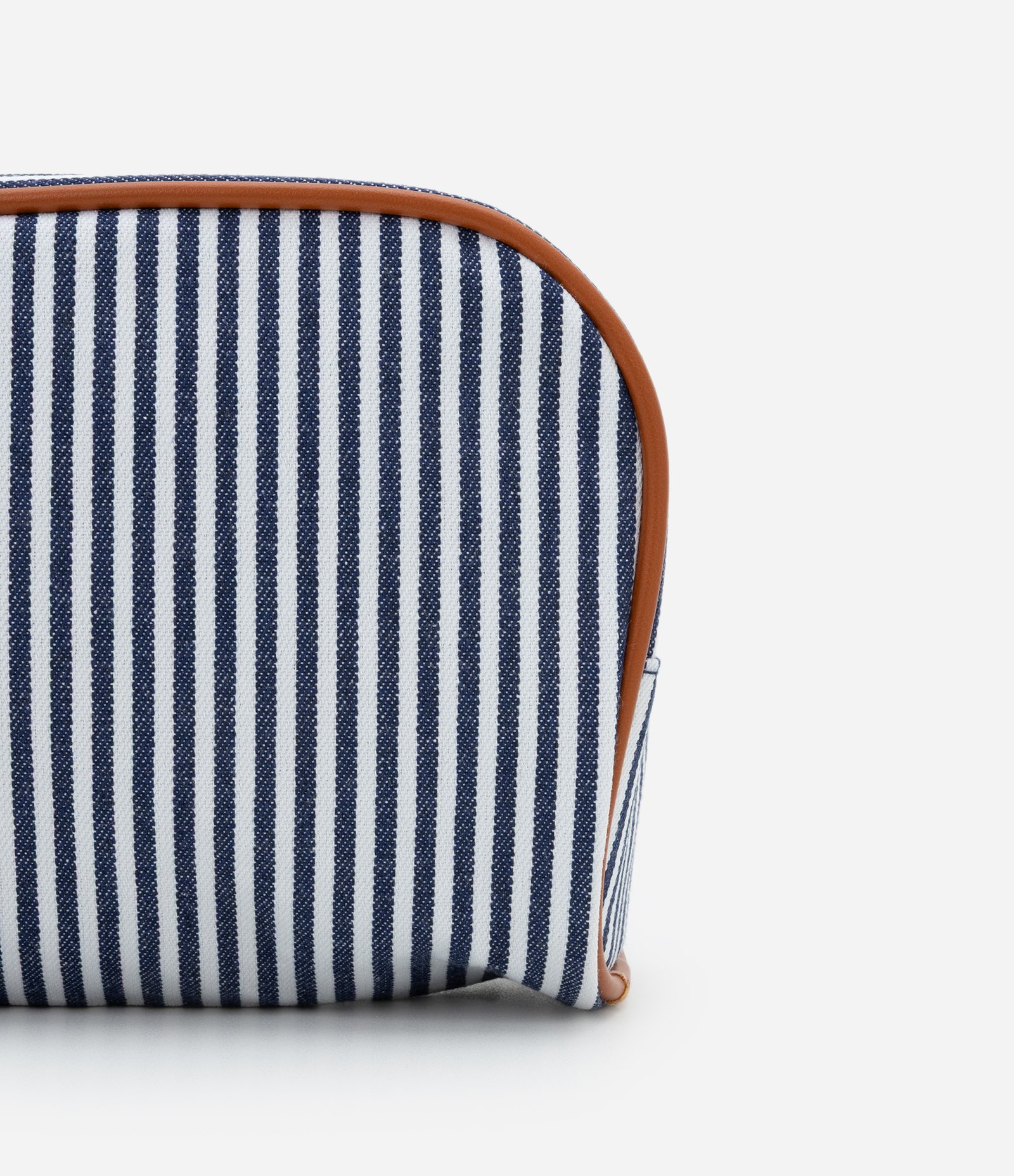 Kit 03 Nécessaire Diversas Azul/Marrom/Branco 3