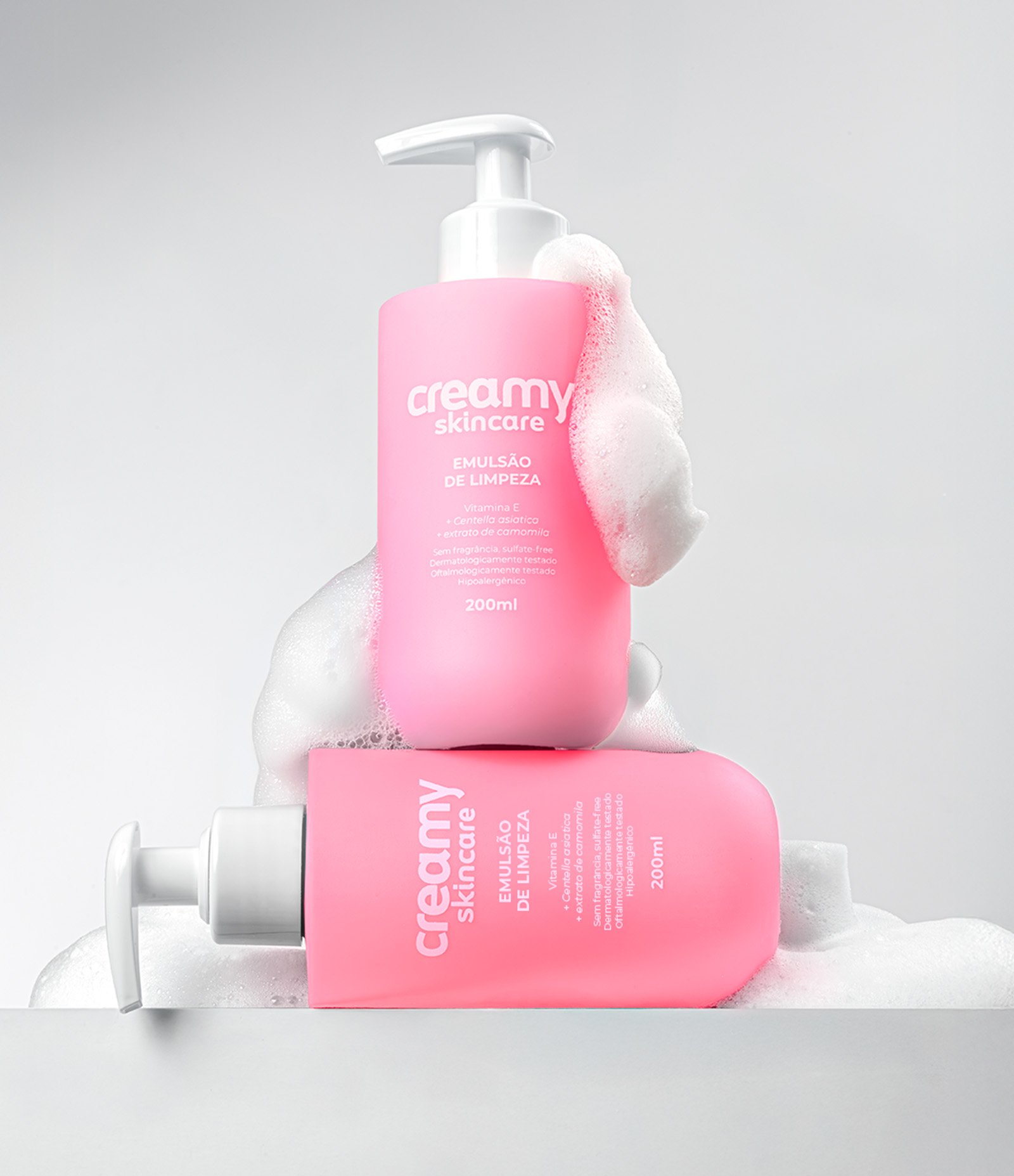 Emulsão de Limpeza Facial Creamy 200ml 5