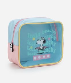 Nécessaire Retangular Grande com Estampa Snoopy