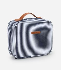 Nécessaire Hotel com Listras e Alça de Mão