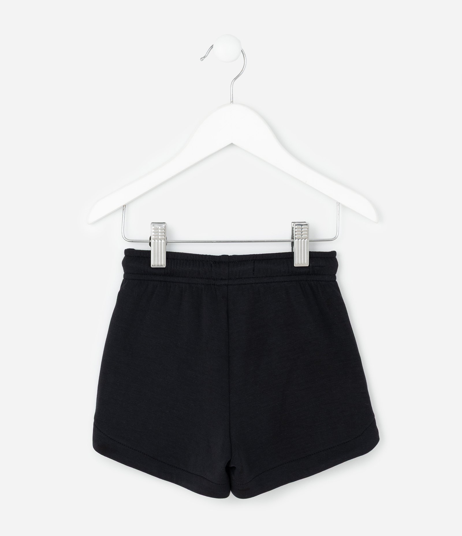 Short Infantil em Modal com Estampa Localizada - Tam 1 a 6 Anos Preto 3