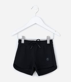 Short Infantil em Modal com Estampa Localizada - Tam 1 a 6 Anos