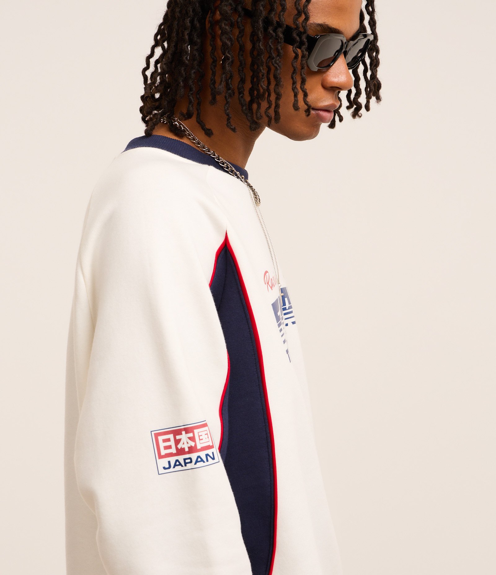 Casaco Boxy em  Moletom com Recortes e Estampa Lettering Off White 3