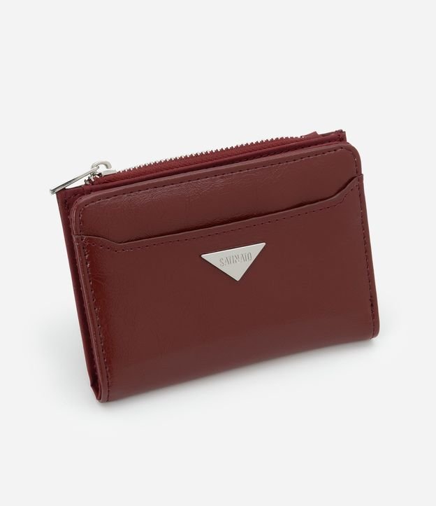 Carteira Envelope Pequena com Bolsinho Para Cartão Externo