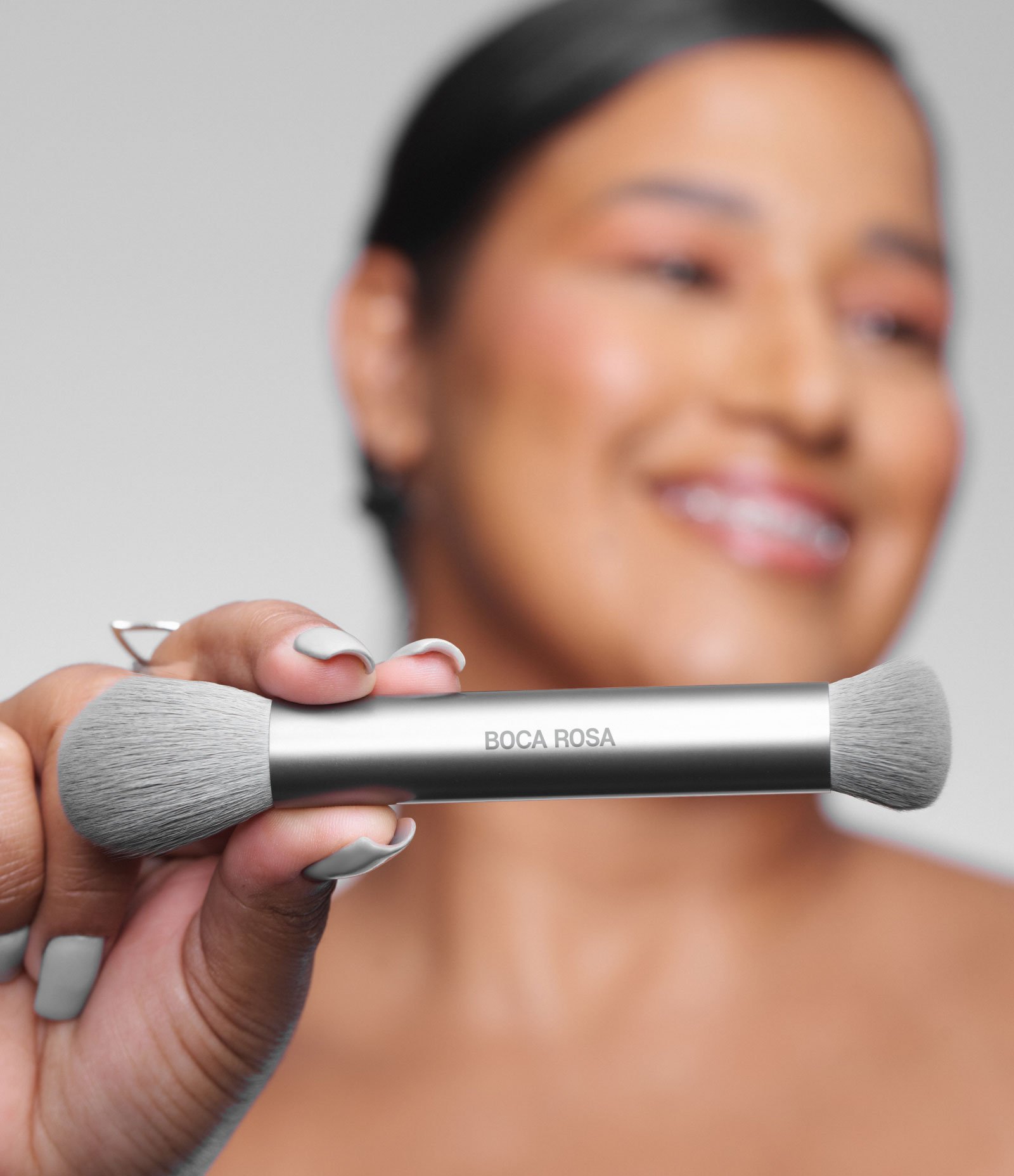 Pincel Duo Pro 2 Boca Rosa Cinza 4
