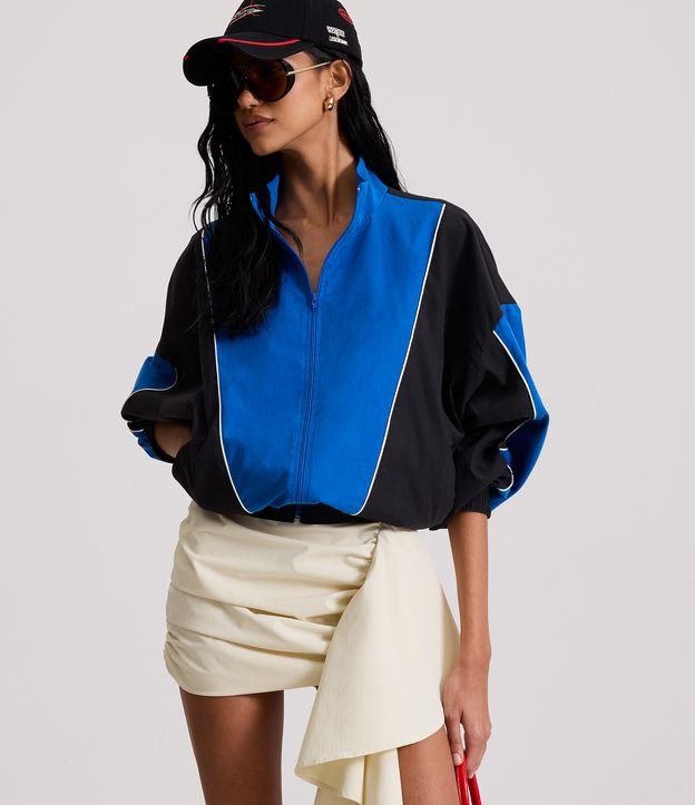 Cor: Preto/Azul | Tamanho: PP