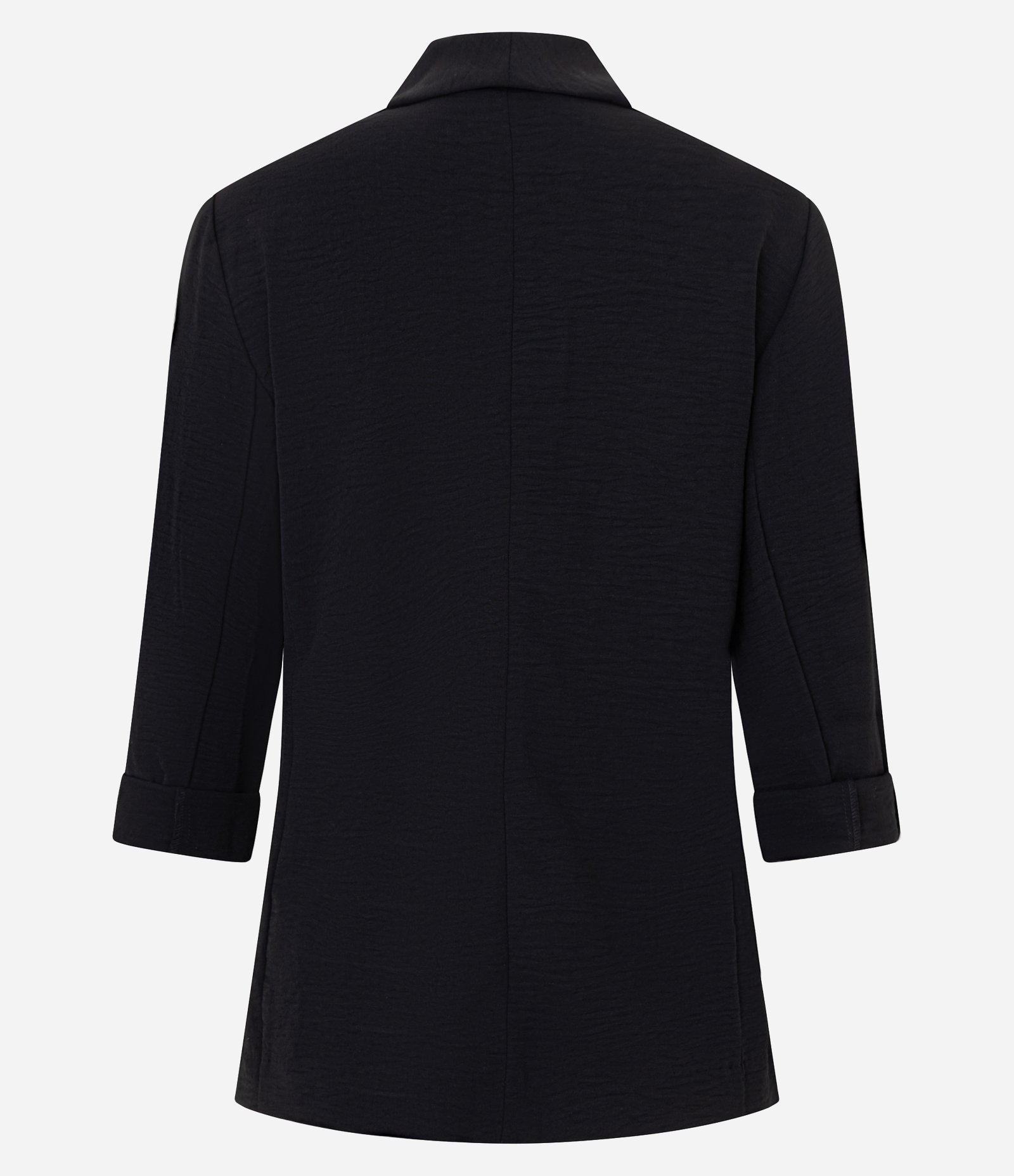 Blazer em Airflow com Faixas e Botões nos Punhos Preto 6