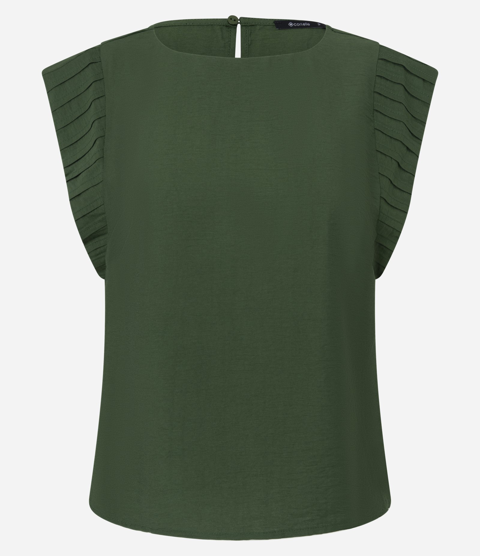 Blusa em Airflow com Recortes no Ombro Verde 4