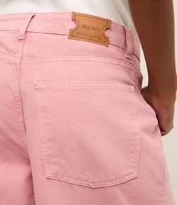 Calça Baggy em Jeans com Cintura Média