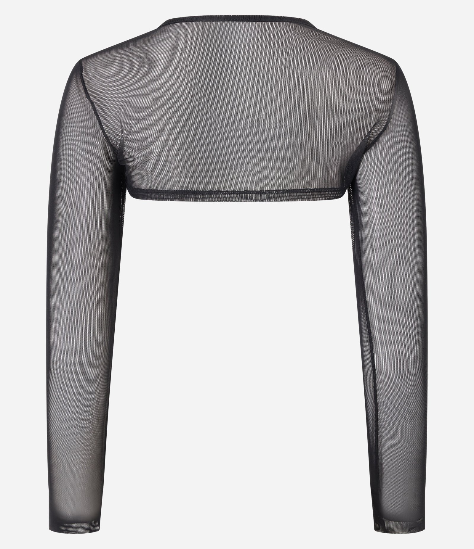 Camiseta Manguito Esportiva em Microfibra com Transparência Preto 9