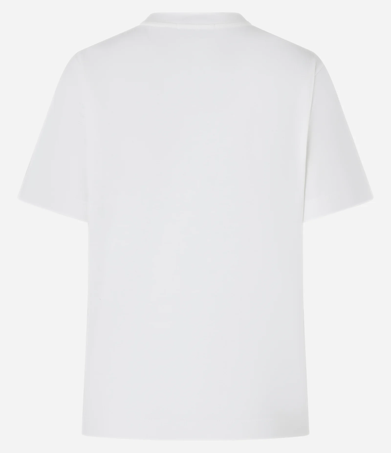 Blusa Slim em Algodão com Estampa Artística Retrato Rabiscado Branco 6