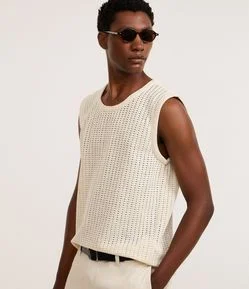 Regata Regula em Tricô Texturizado