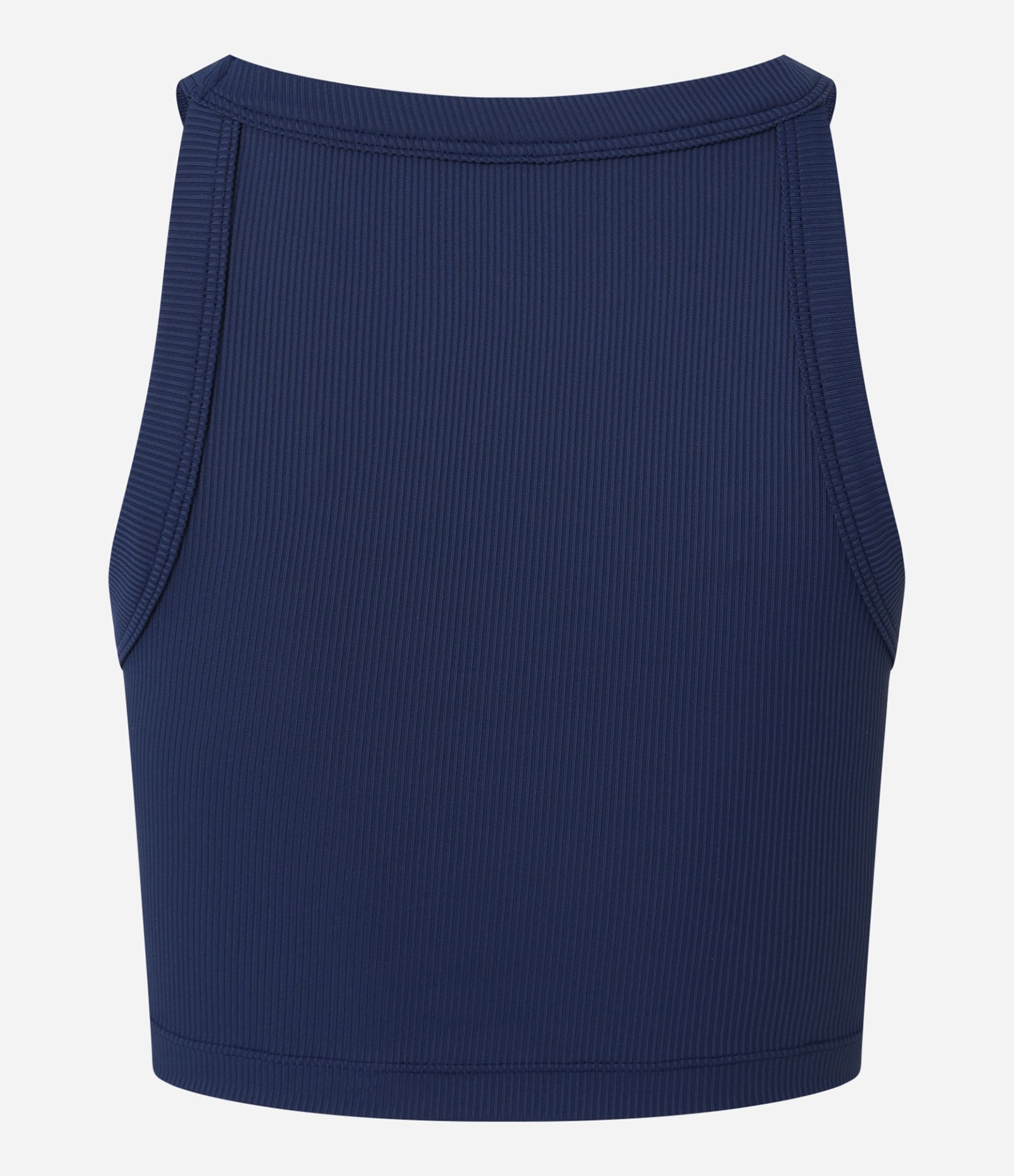 Blusa em Ribana com Gola Halter Azul 6