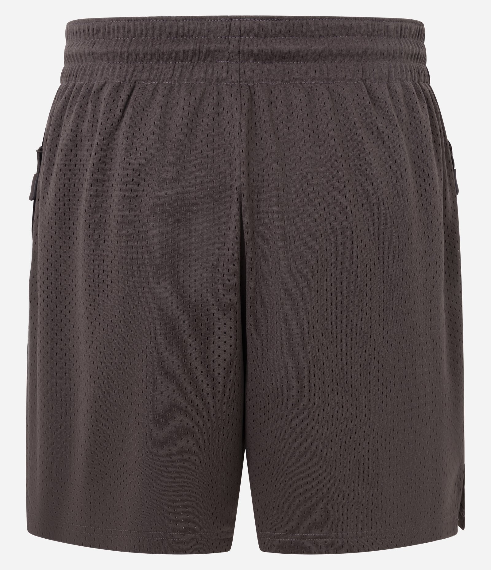 Bermuda Esportiva com Tecnologia Dry e Estampa Localizada Basquete Marrom 7