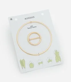 Fivela Redonda para Canga em Metal