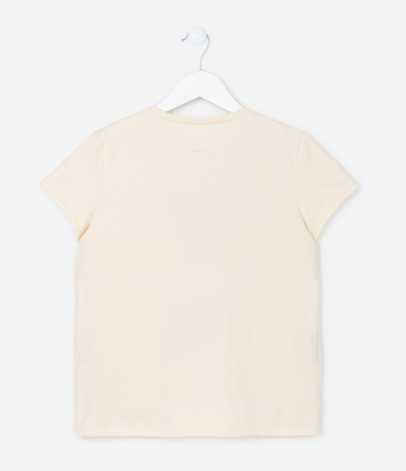 Camiseta Infantil com Estampa Ursinho Piloto - Tam 5 a 14 Anos Bege 3