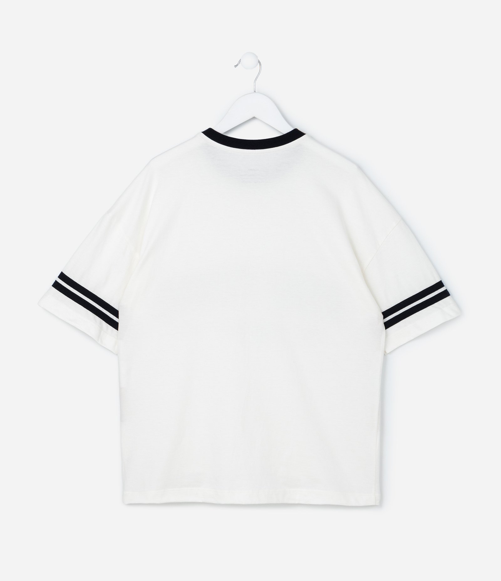 Camiseta Infantil em Malhão com Lettering Stay Tuned - Tam 5 a 14 Anos Branco 2