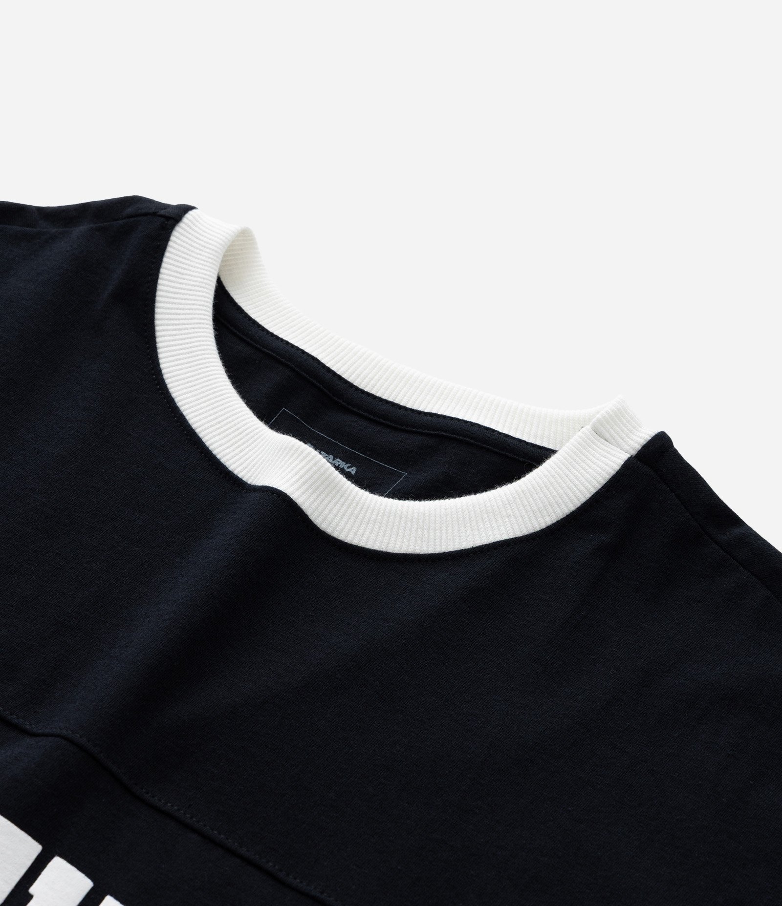 Camiseta Infantil em Malhão com Lettering Stay Tuned - Tam 5 a 14 Anos Preto 4