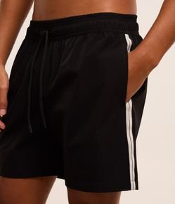 Bermuda de Banho em Microfibra com Bolso