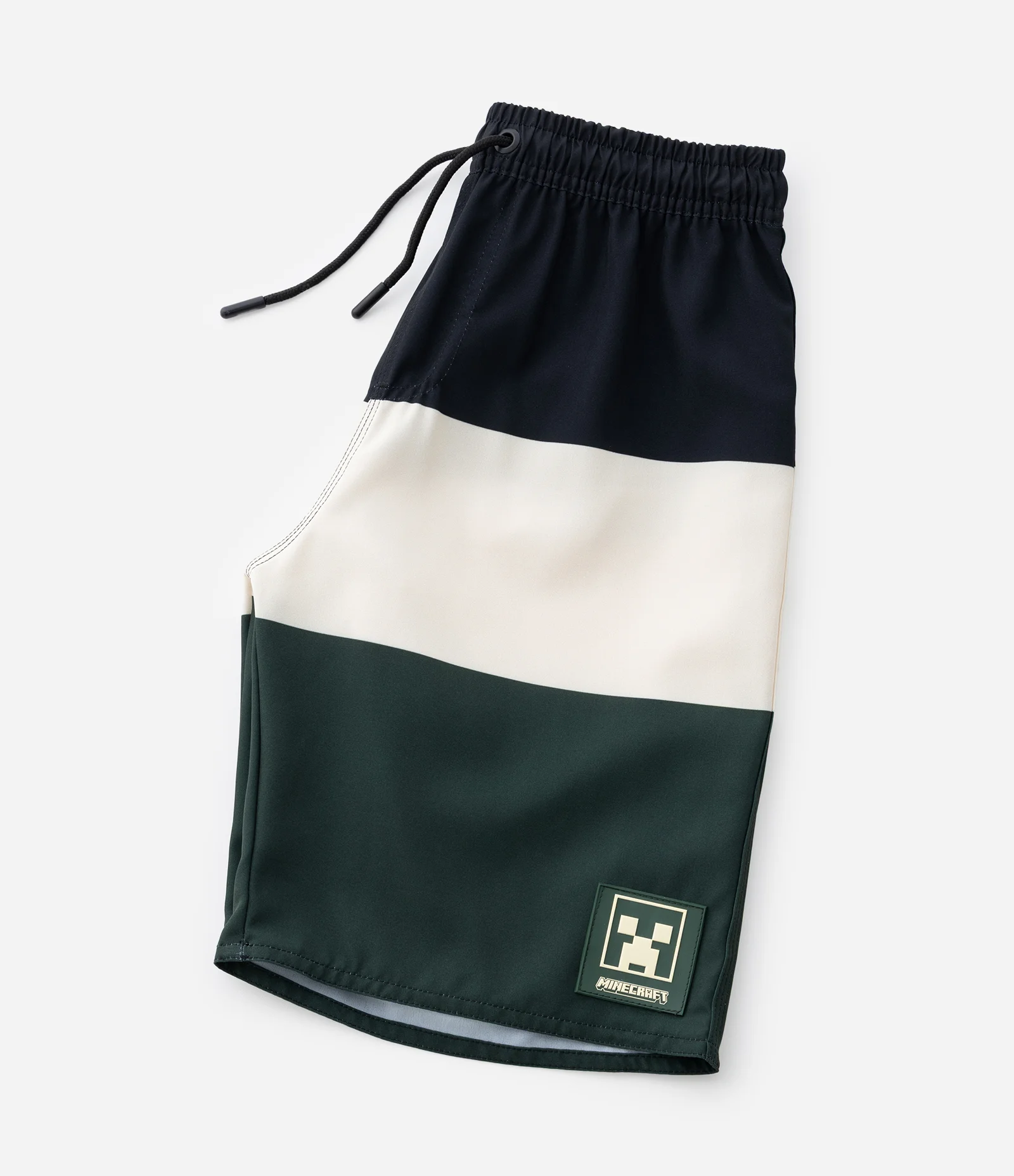 Bermuda Infantil com Blocos de Cor e Patch Minecraft - Tam 5 a 14 anos Multicores 7