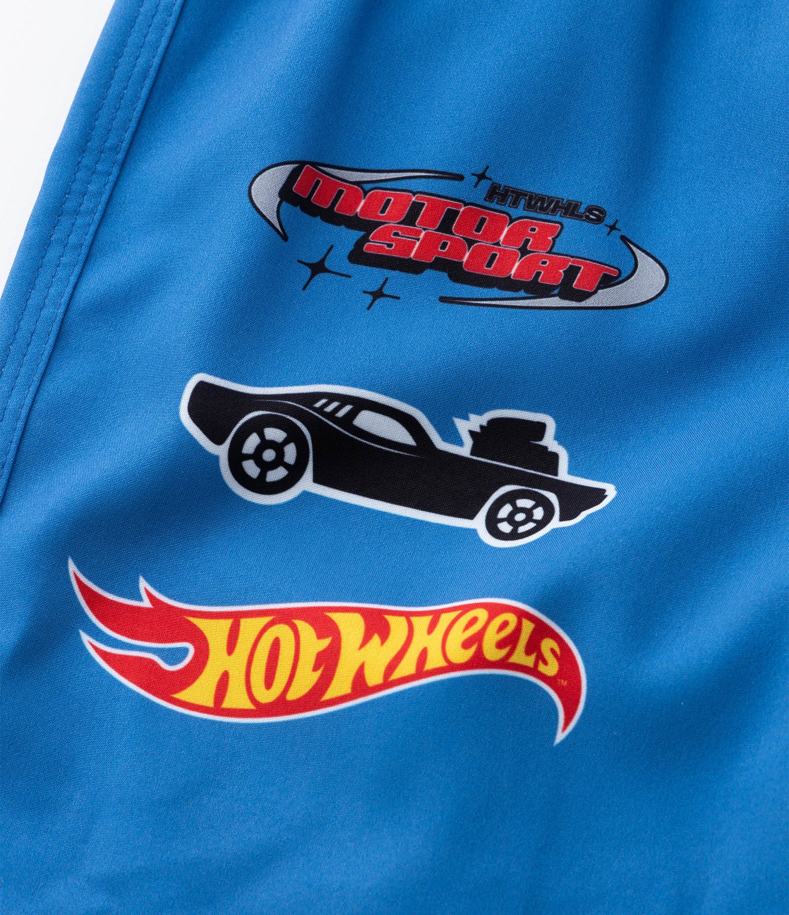 Bermuda Infantil em Microfibra com Estampa Hot Wheels - Tam 4 a 10 Anos Azul 8
