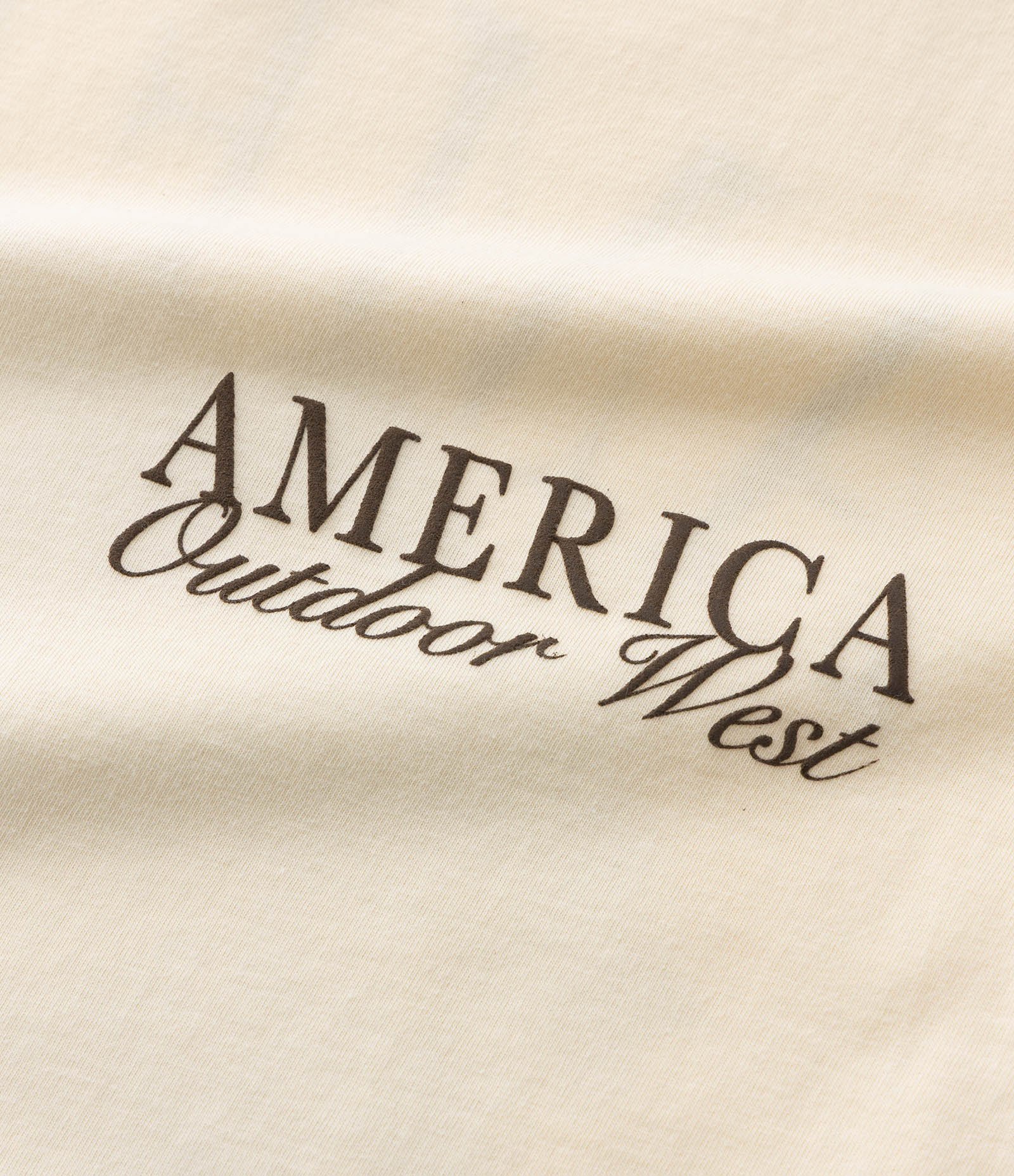 Camiseta Infantil com Estampa Frente e Costas América - Tam 5 a 14 Anos Bege 5