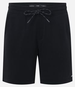 Bermuda Slim em Moletom com Felpa e Bolsos