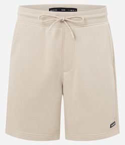 Bermuda Slim em Moletom com Felpa e Bolsos