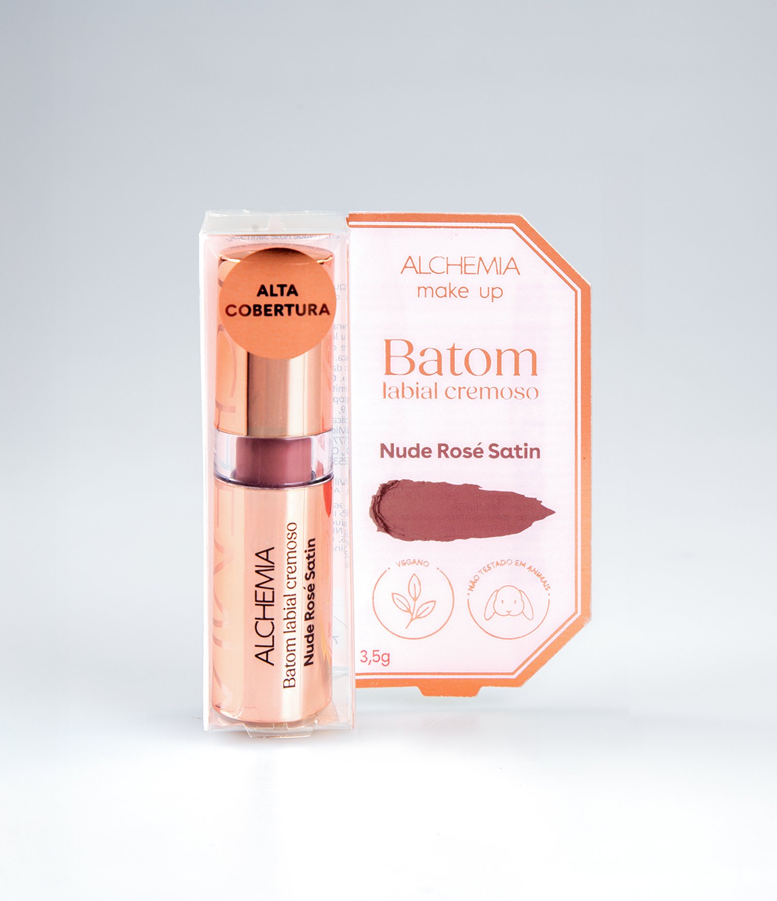 Batom Cremoso Alchemia Nude Rosé Satin 3