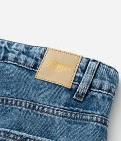 Calça Wide Leg em Jeans Curve & Plus Size