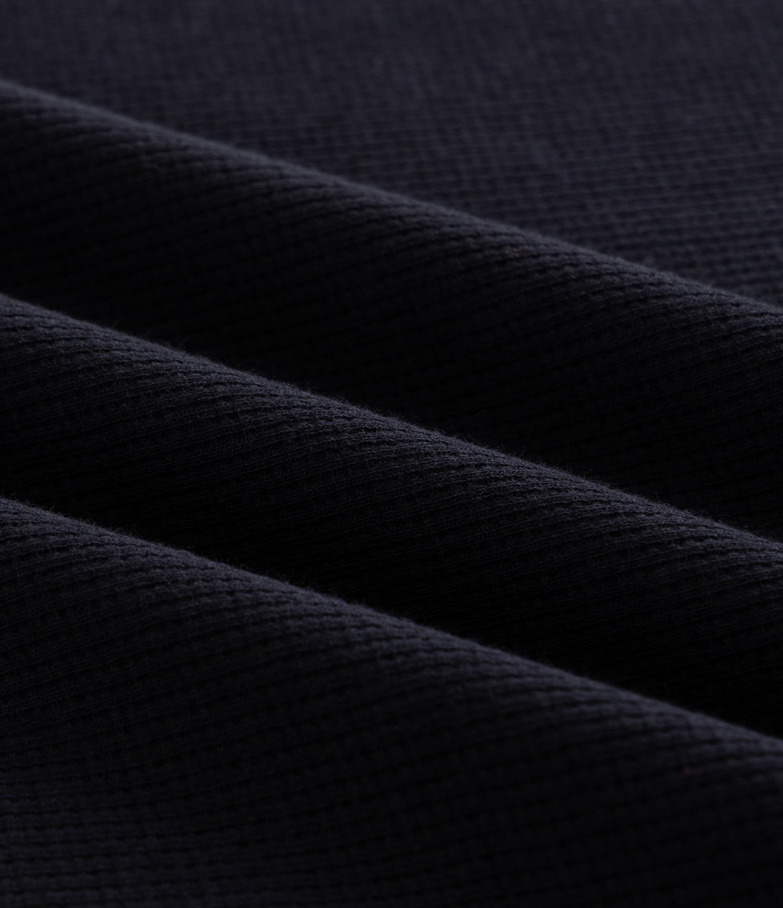 Camiseta Relaxed em Algodão com Textura de Mini Waffle Preto 7