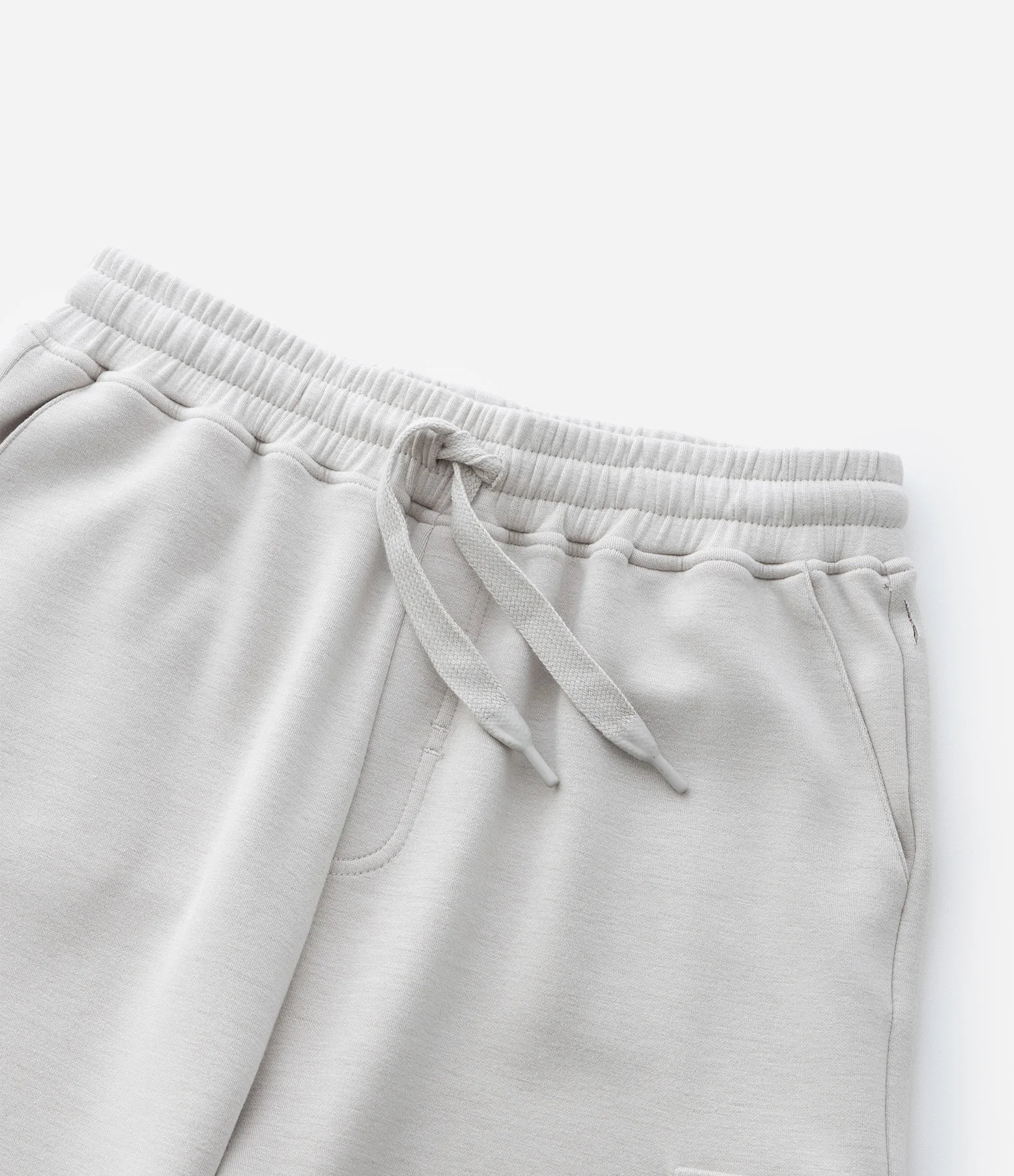 Bermuda Infantil em Moletom com Bolso Cargo - Tam 5 a 14 Anos Cinza 5