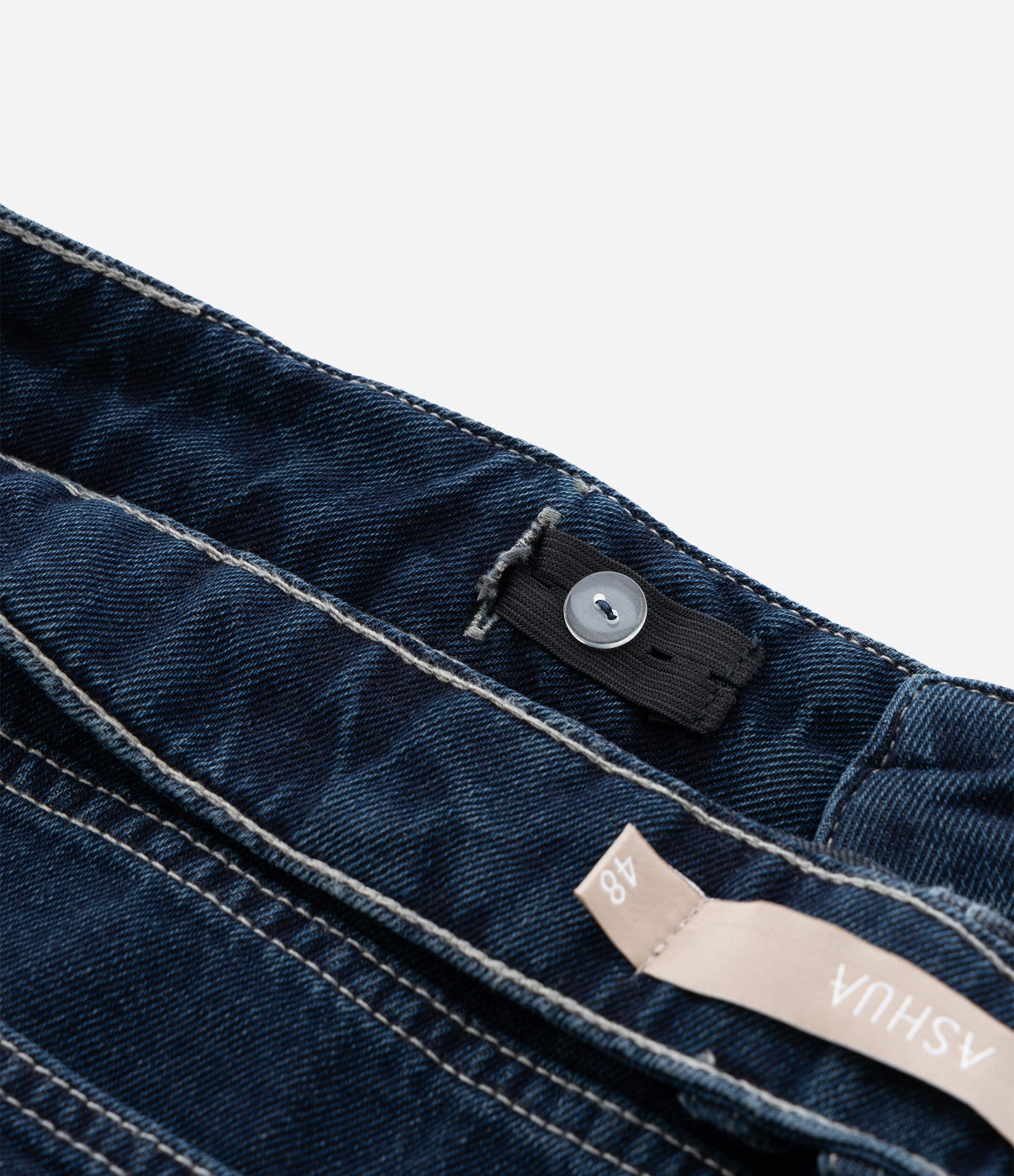 Saia Midi em Jeans com Fenda Curve & Plus Size Azul 9