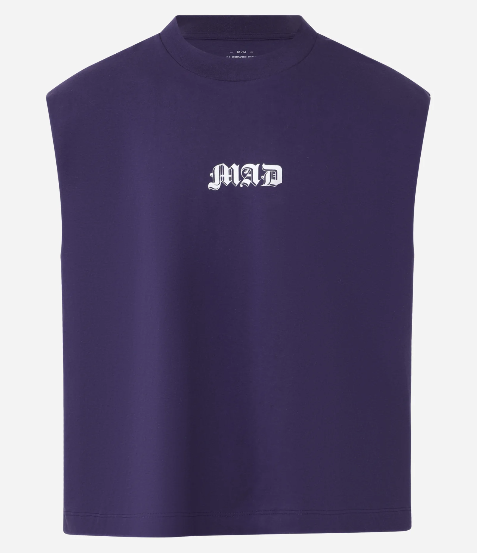 Regata Boxy em Algodão com Estampa Lettering Roxo 5