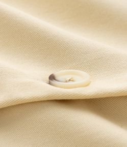 Blusa Regata Alongada em Sarja com Botões Curve & Plus Size