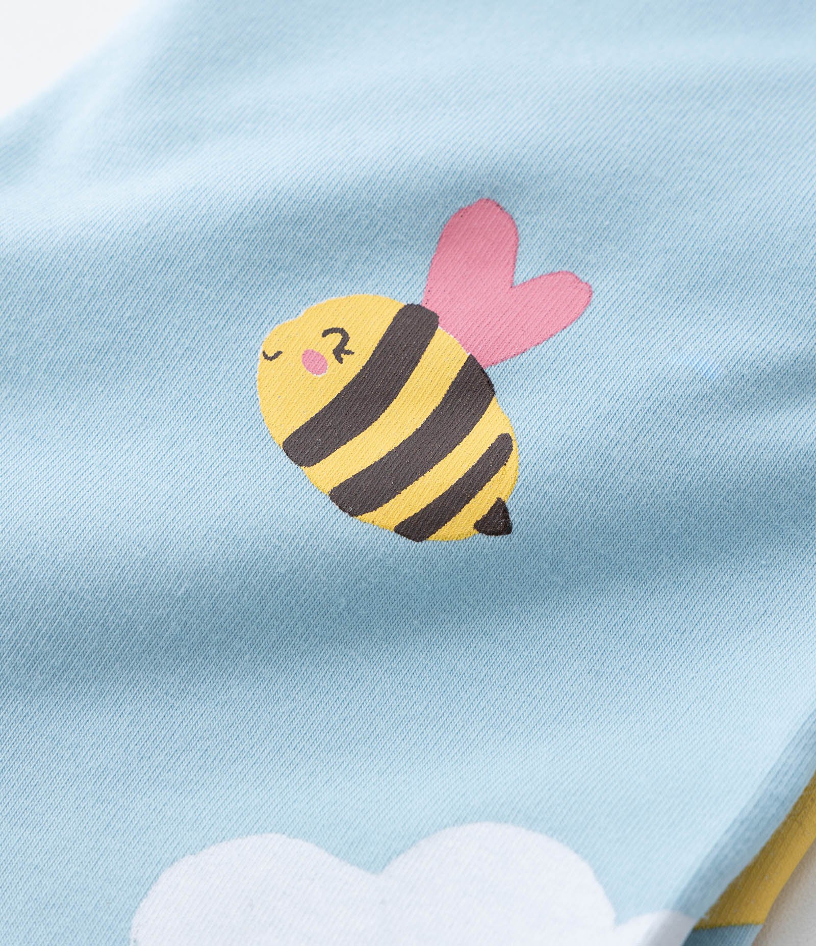 Calça Legging Infanitl em Cotton com Estampa da Natureza - Tam 1 A 6 Anos Azul 8