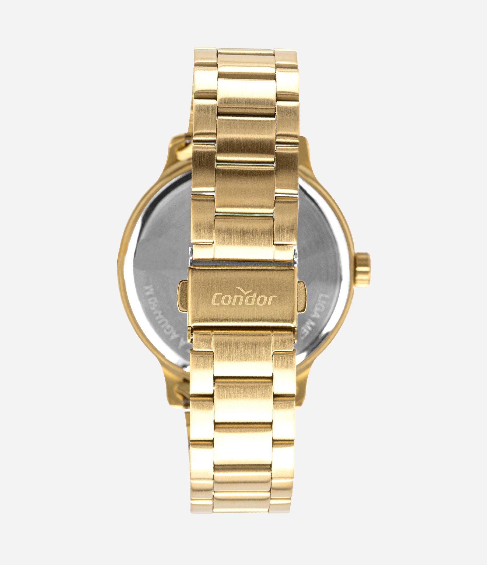 Kit Relógio Analógico Masculino Condor Dourado 3