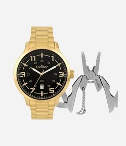 Kit Relógio Analógico Masculino Condor