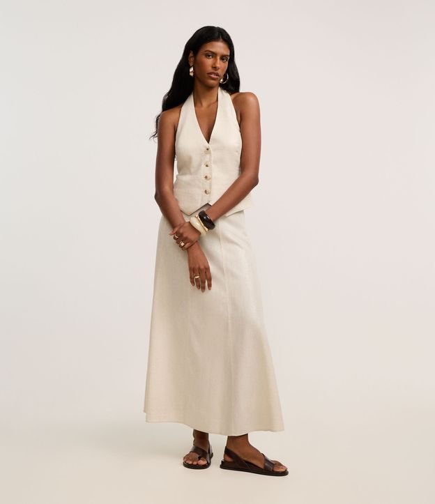 Cor: Bege | Tamanho: 40