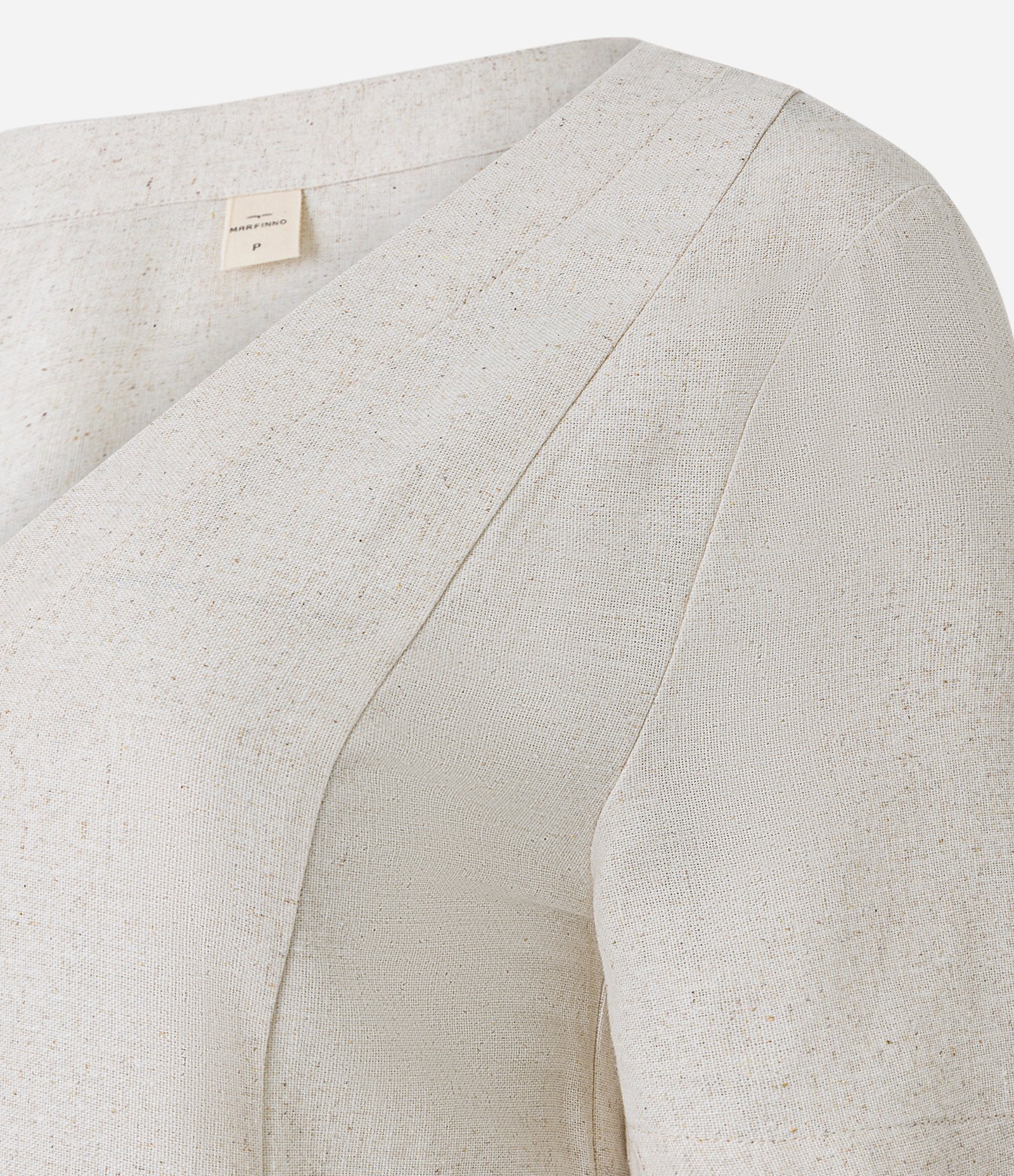 Vestido T-Shirt em Viscolinho com Estampa Folhagem Bege 3