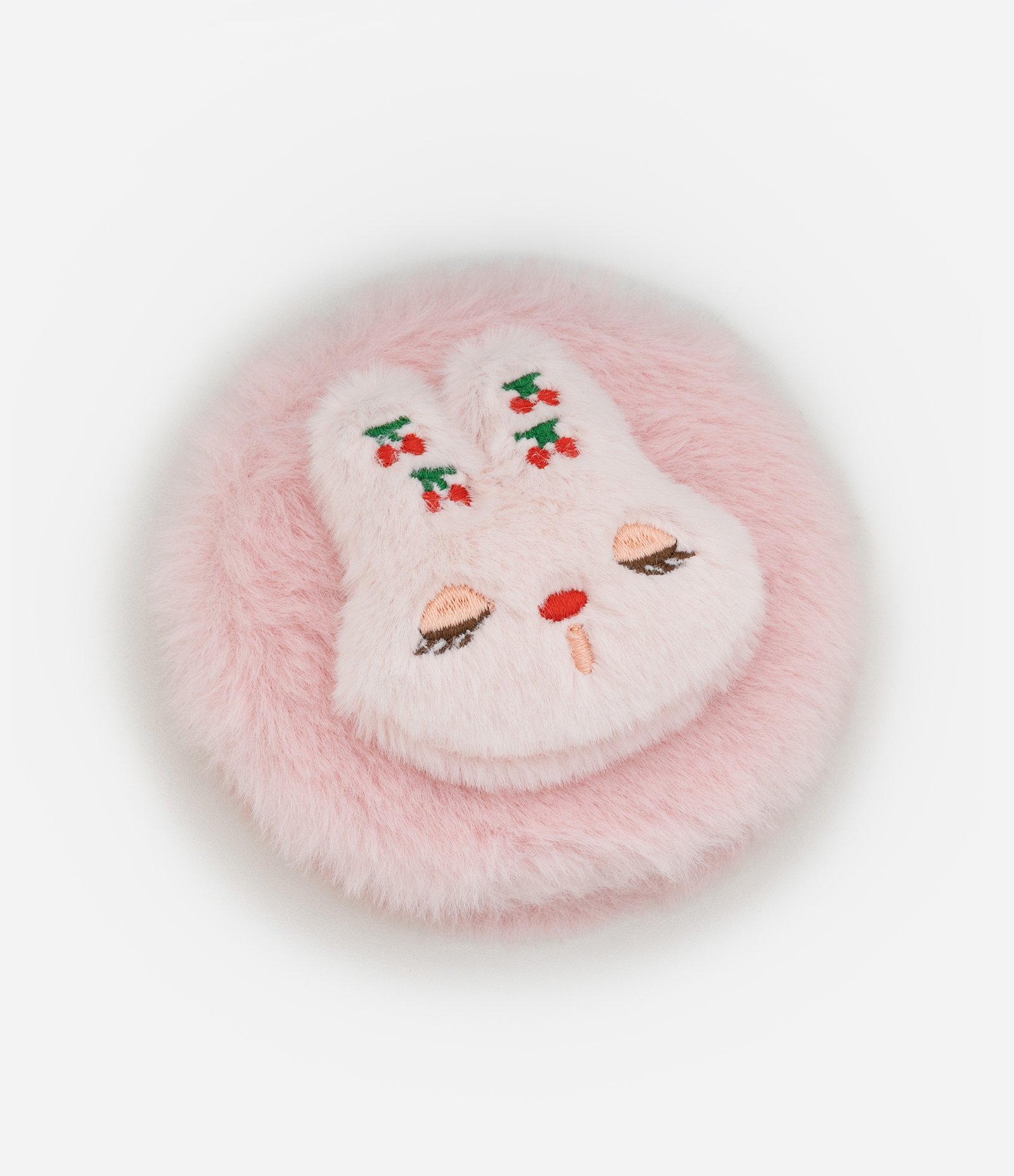 Espelho de Mão com Pelúcia Alchemia Rosa 1