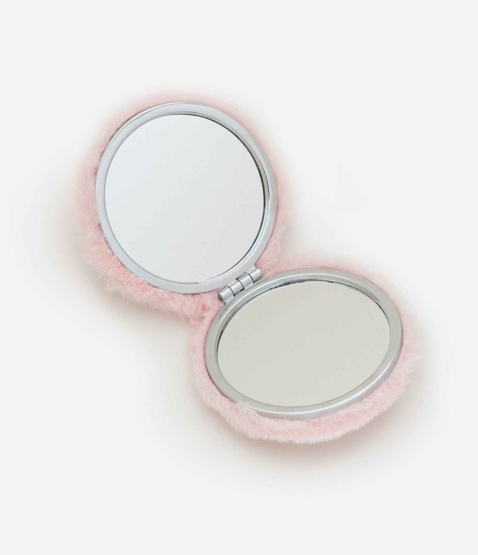 Espelho de Mão com Pelúcia Alchemia Rosa 4