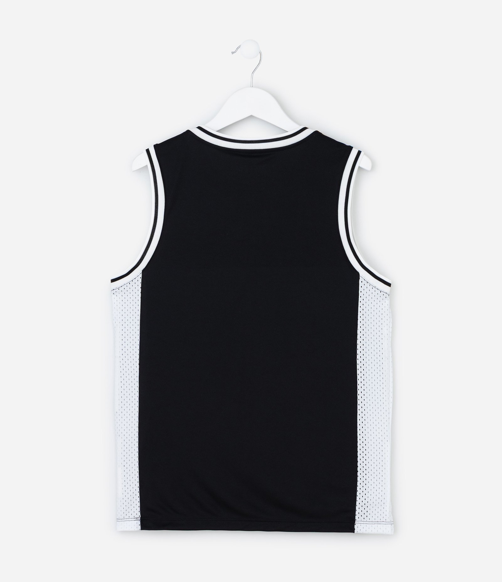 Regata Basquete Infantil em Microfibra com Estampa Straw Hats One Piece - Tam 5 a 14 anos Preto 2