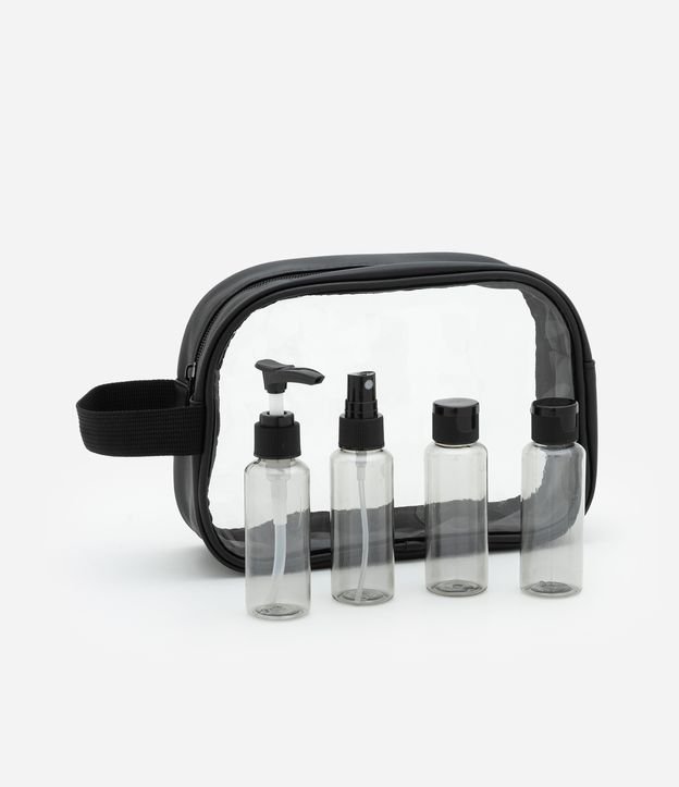 Kit Viagem com Nécessaire e Frascos para Produtos