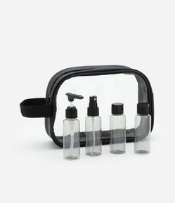Kit Viagem com Nécessaire e Frascos para Produtos