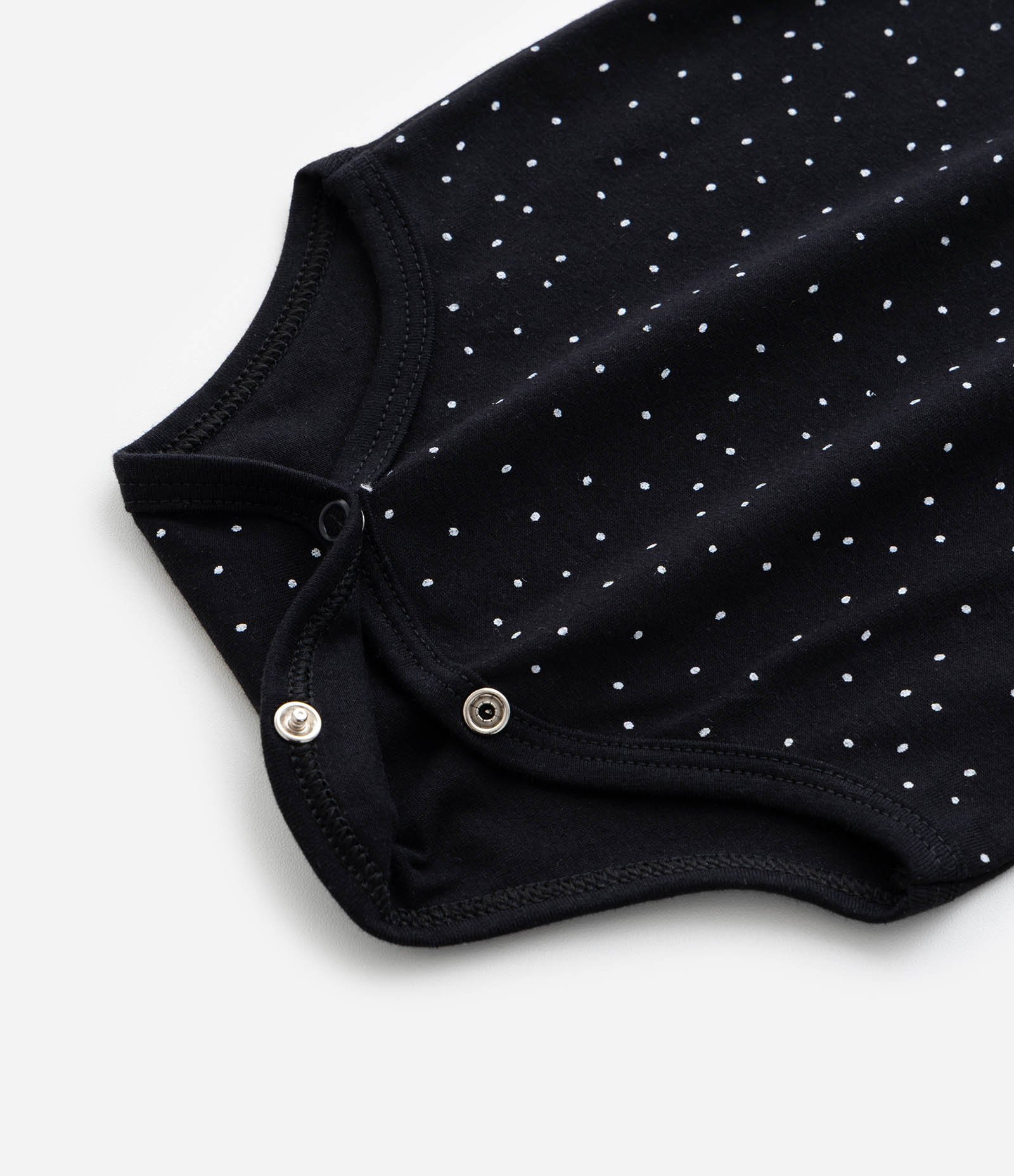 Body Infantil com Estampa Gatinha em Poá - Tam 0 a 24 meses Preto 5